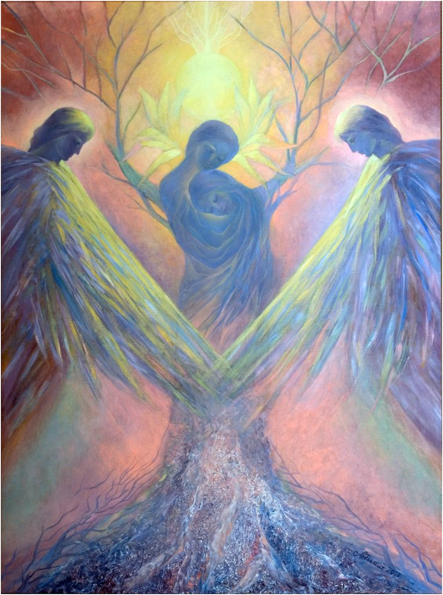  художник  Лариса Химич- Мир душ/ из открытого источника