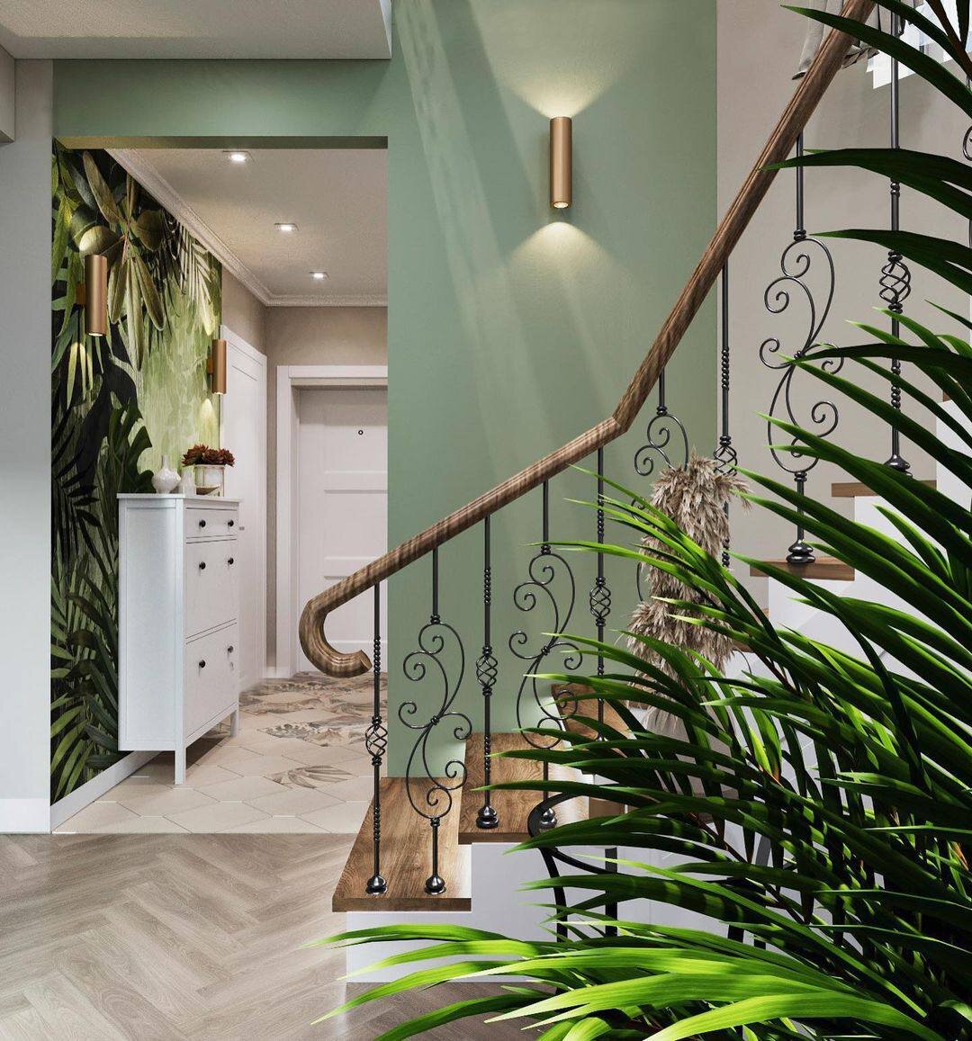 Обои из коллекции GreenDay. Дизайнер интерьера: Елена Морозова