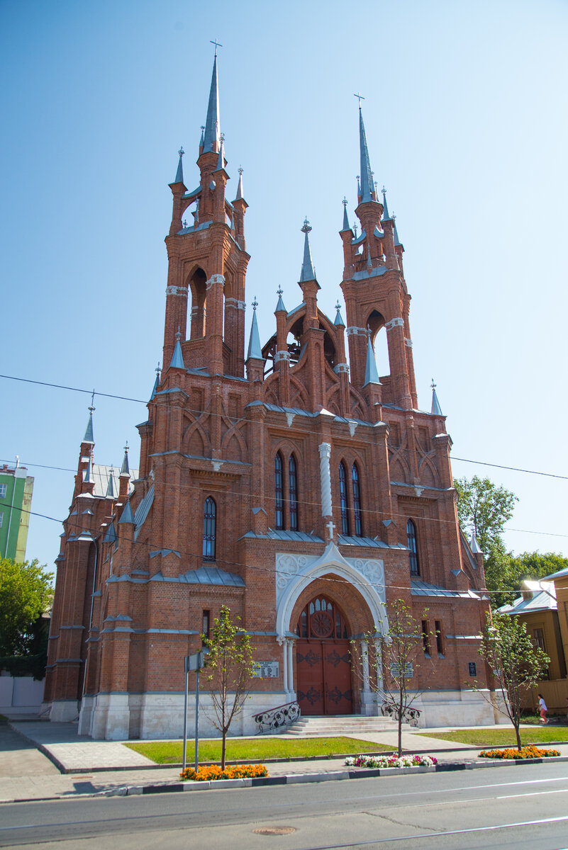 Храм Иисуса Самара ночью