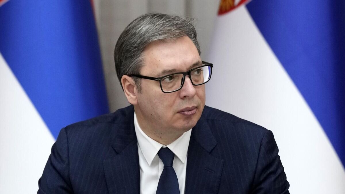    Президент Сербии Александр Вучич© AP Photo / Darko Vojinovic