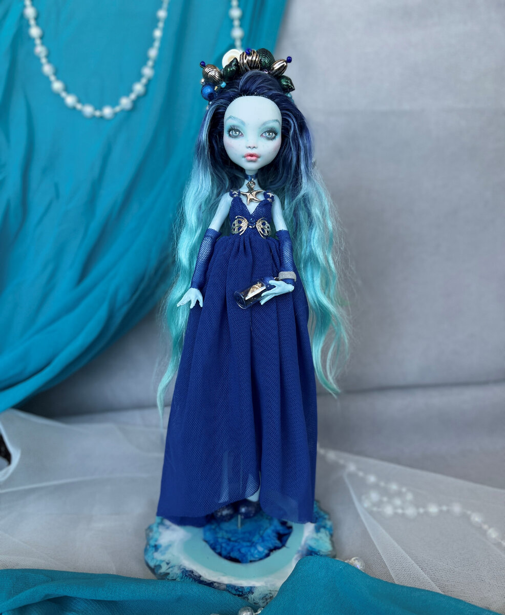 Морская ООАК Ночные отражения