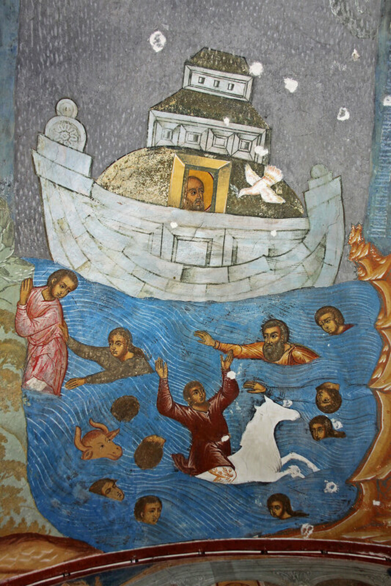 Ноев Ковчег фреска