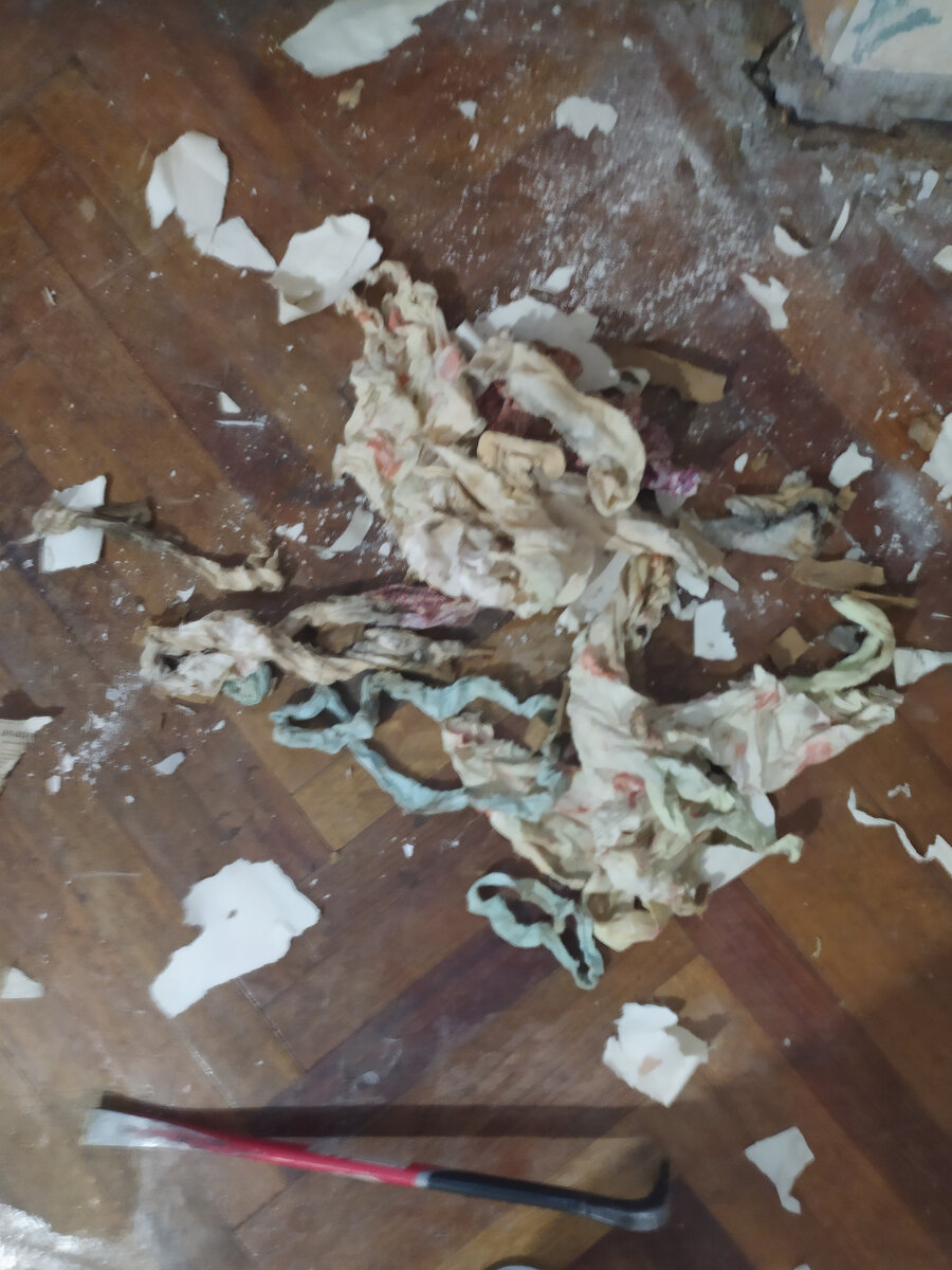 норка мыши или  это попытки хозяев закрыть дырки?