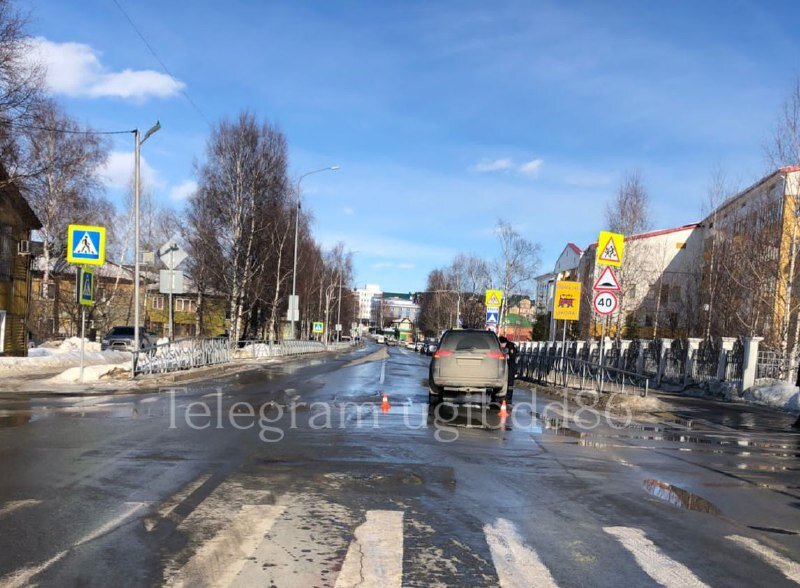    В Ханты-Мансийске водитель Mitsubishi сбил ребенка на пешеходном переходе