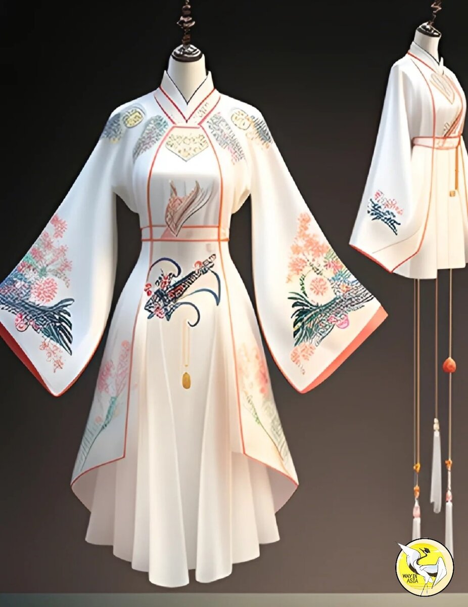 Стилизованные китайские народные наряды Ципао