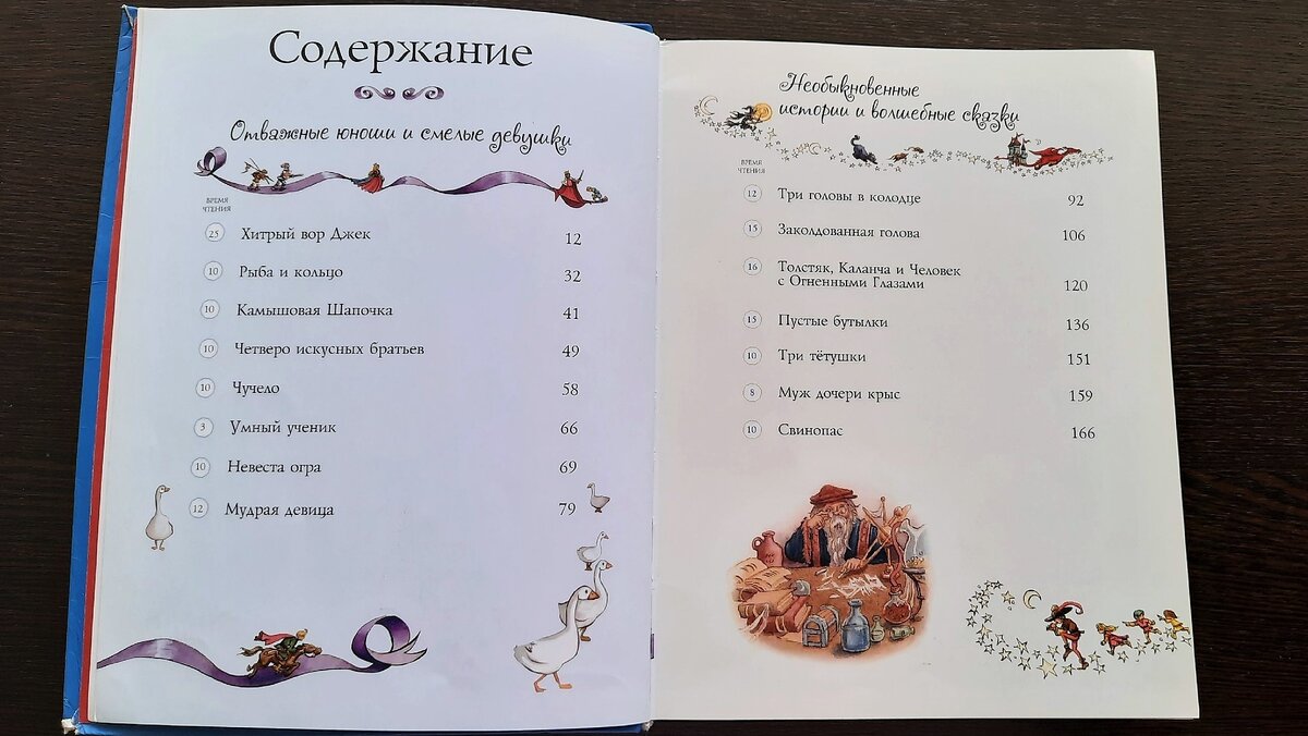 Сборник "Самые лучшие сказки на ночь". Часть содержания