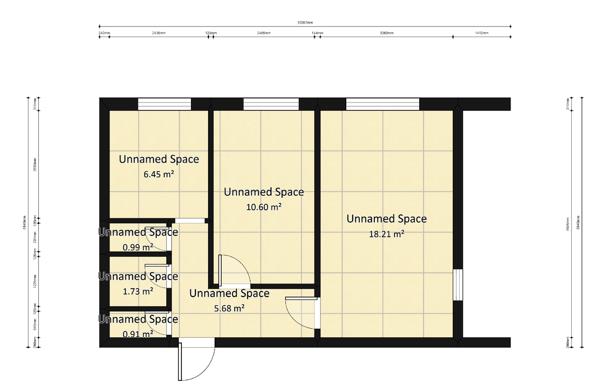Планировка квартиры до ремонта