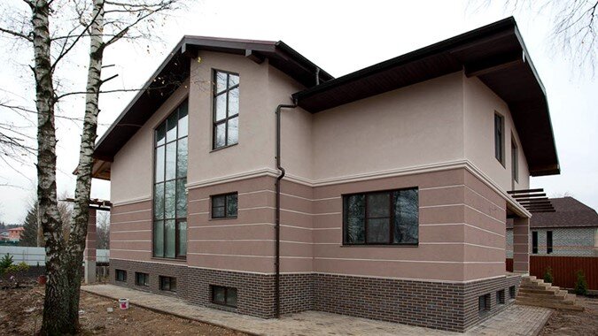 Вот так стильно и современно может выглядеть дом из газобетона