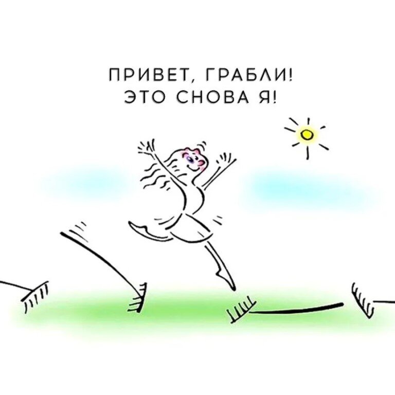Наступил на те же грабли картинка