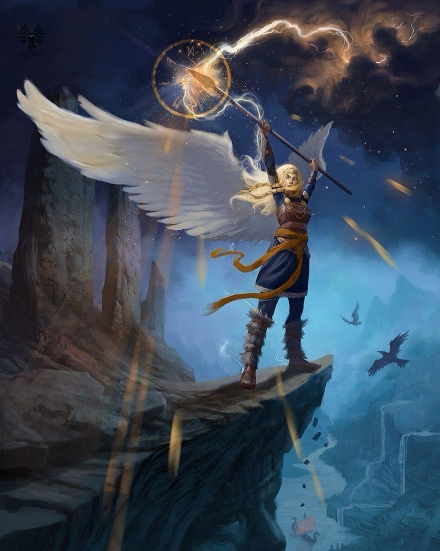 Валькирия, судя по рунам