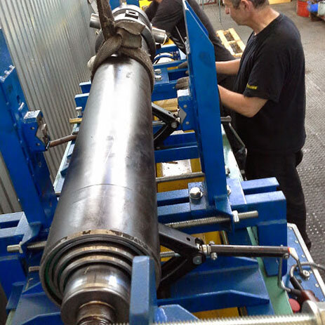 Рис 1. Процесс диагностики гидроцилиндра