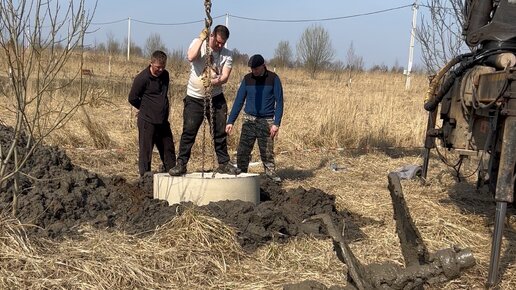 Бурение колодцев машиной видео