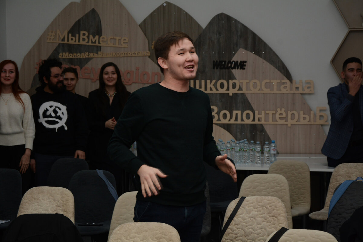 В роли спикера на мероприятии 