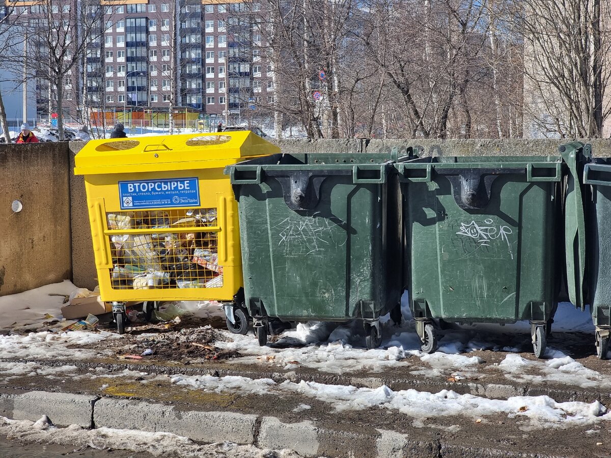 В Петрозаводске появились жёлтые контейнеры, разделяем мусор, спасаем  природу | Фактор News | Дзен