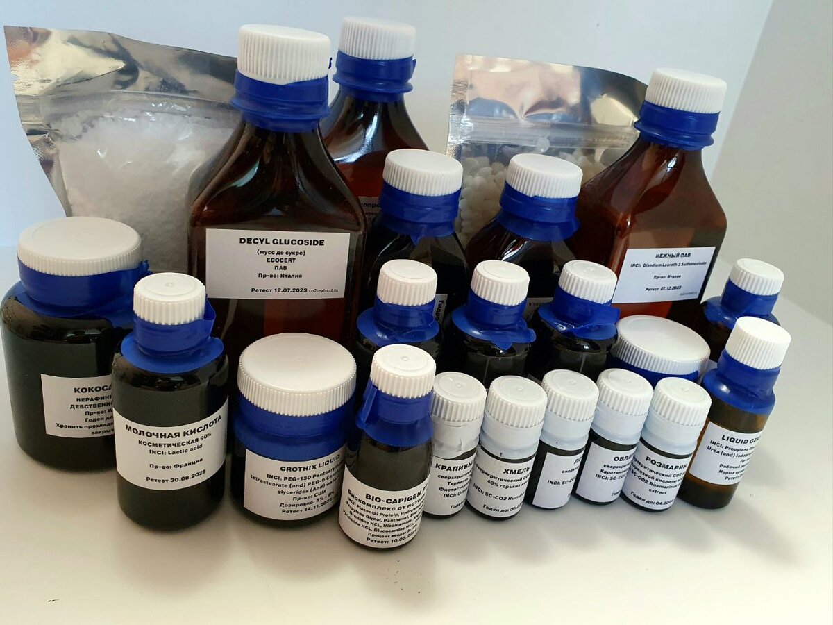 Активы для приготовления шампуня 