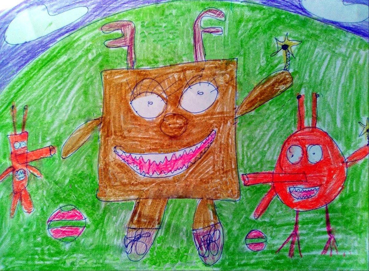 Вот такие. Рисунок Серафима 