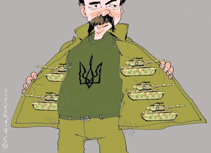 Чёрный рынок. Иллюстрация: Александр Горбаруков
