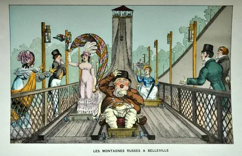 Посетитель Русских гор в Бельвилле