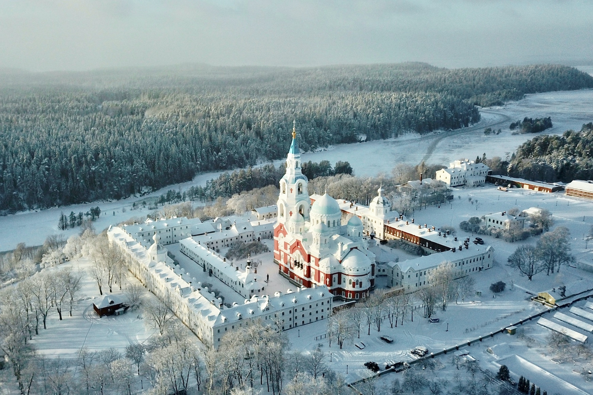 Ладога Сортавала зимой