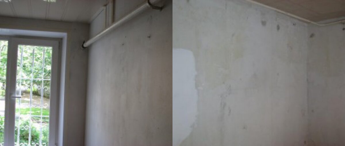 Стены перед отделкой