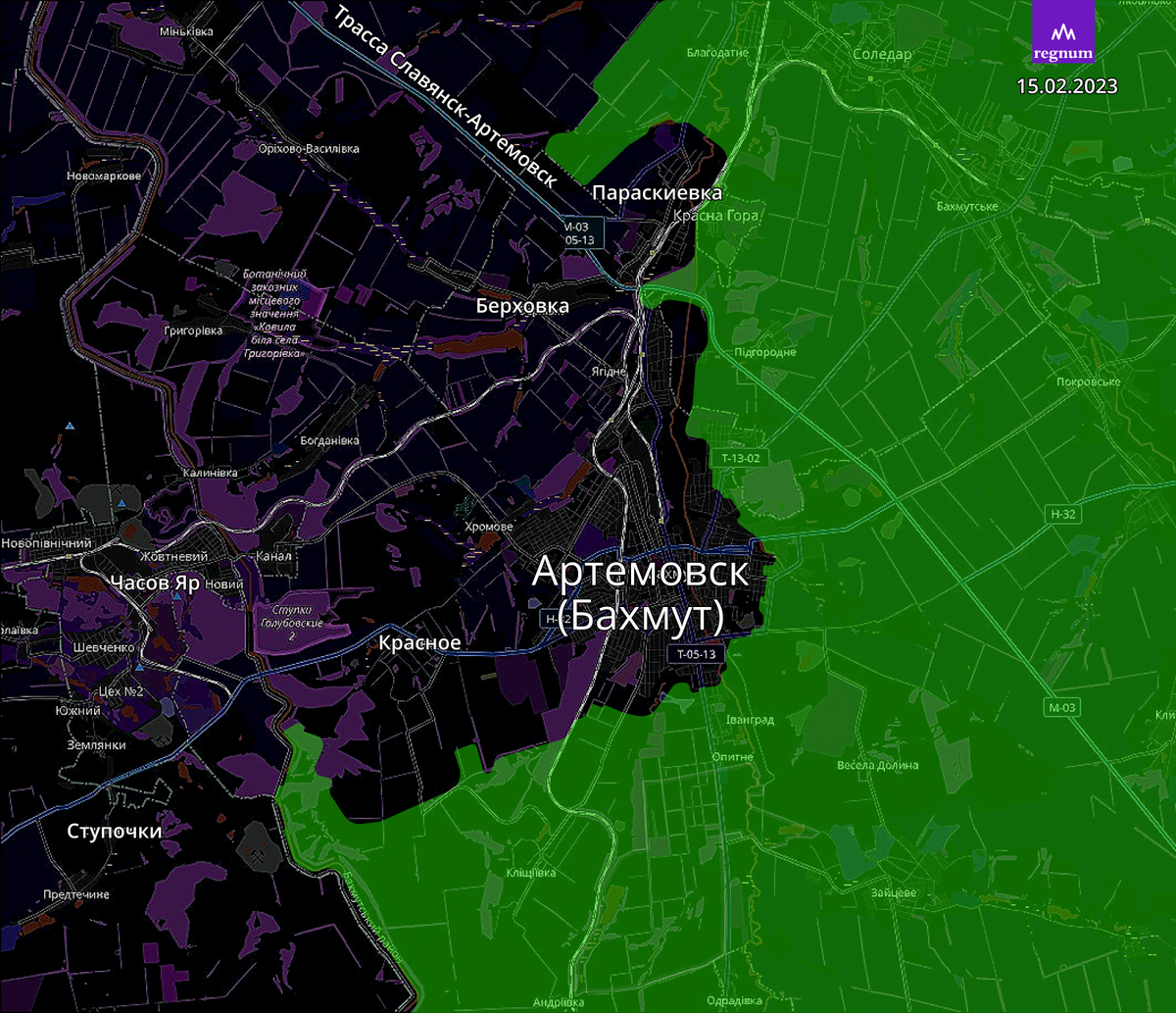 Артемовск и соледар на карте. Артёмовск карта боёв. Артёмовск на карте боевых действий. Карта артемовска на сегодня. Артёмовск на карте украины.