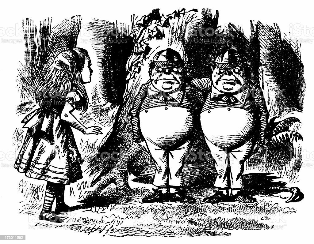 Труляля и Траляля. Илл. John Tenniel