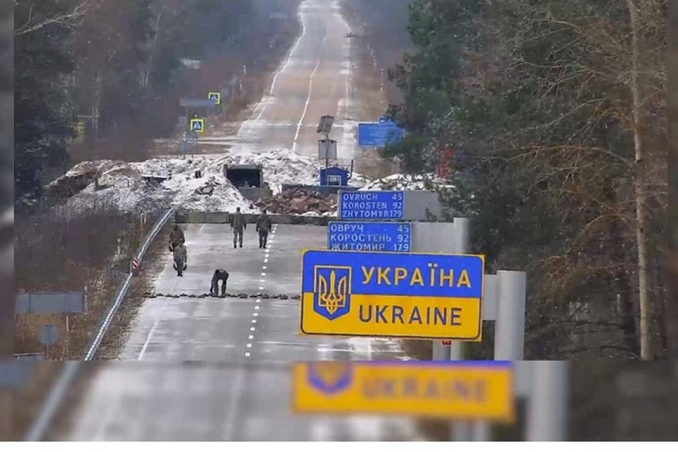     В ГПК сказали, что украинские пограничники по второму разу минируют границу с Беларусью. Фото: стоп-кадр | видео ГПК