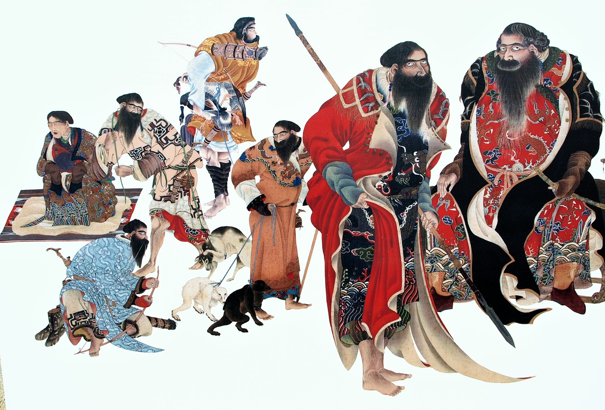 Айнские вожди северо-восточной части Хоккайдо. Источник: https://traveloop.jp/archives/3442