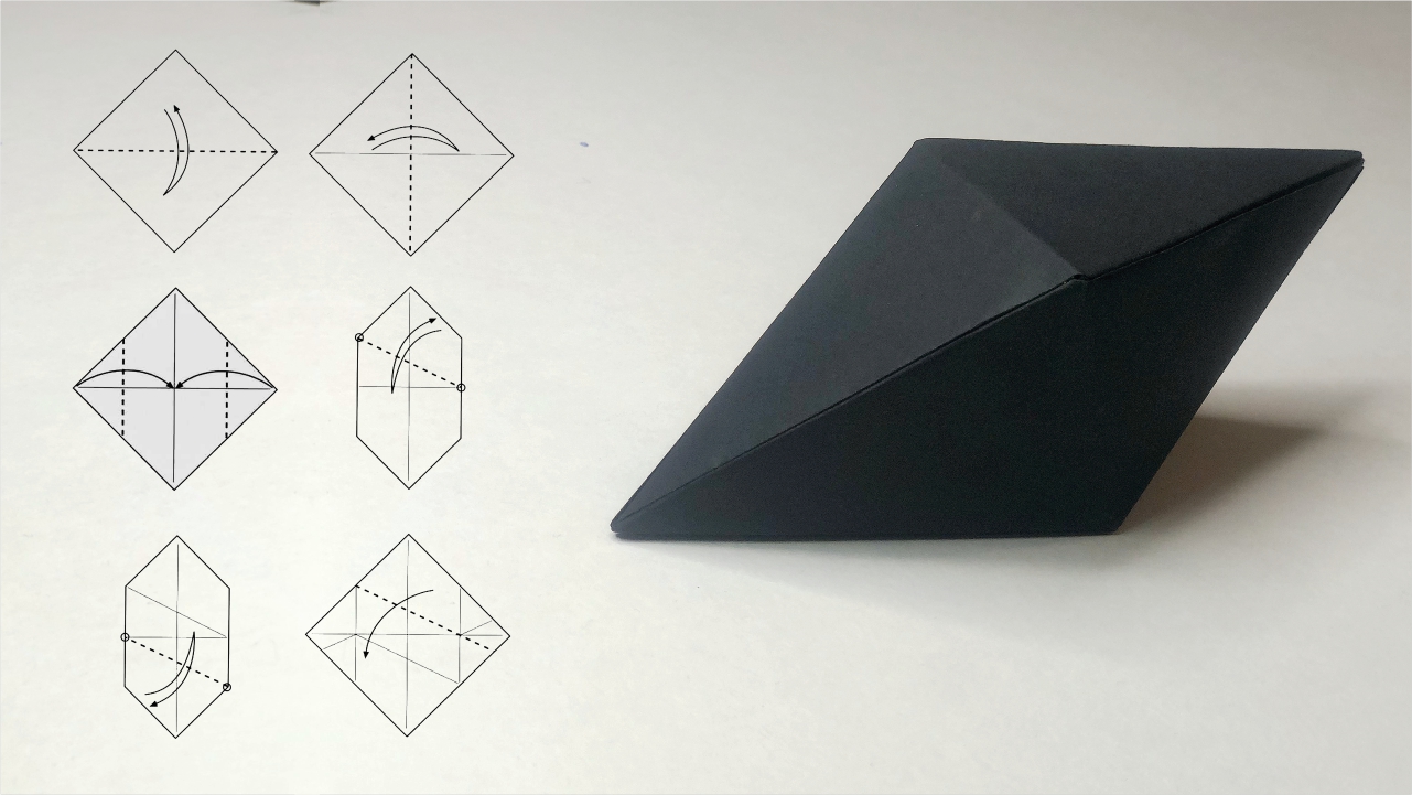 Как сделать из бумаги бриллиант. How to make a diamond out of paper