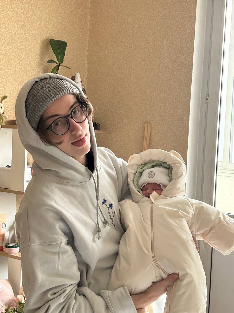 Стёпа и Ася перед прогулкой!