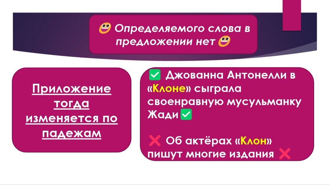 С помощью предложения приложение. С помощью предложения приложение