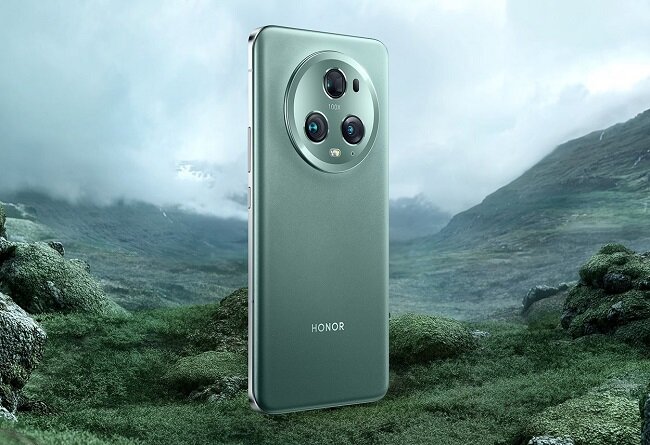 HONOR Magic5 Pro в зелёном испольнении