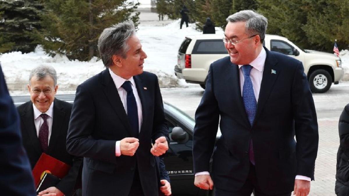    Энтони Блинкен и Мухтар Тлеуберди:МИД РК