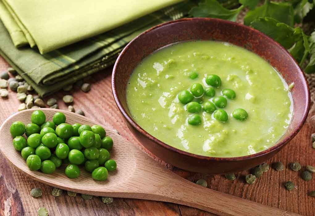 Зеленый суп-пюре из горошка - рецепт автора Натали