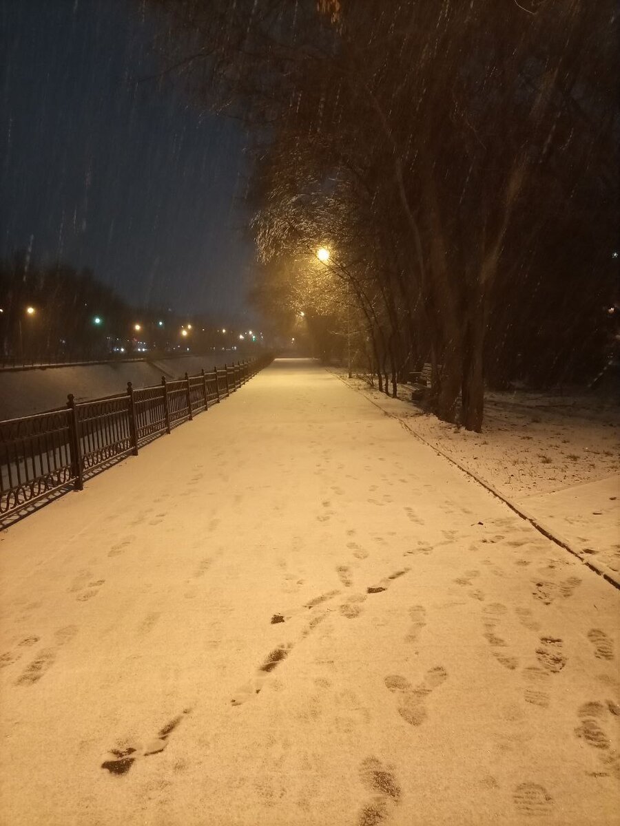 заснеженная Алмата