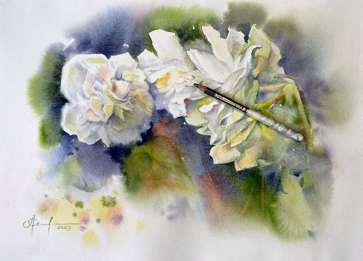 Мой крошечный карандашик-трудяга ещё не ушёл в отставку.