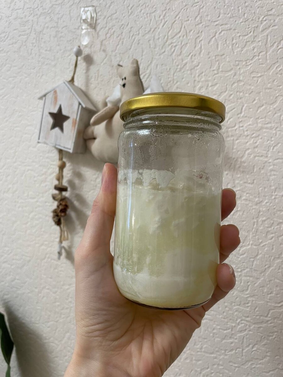 Вот так расслоился готовый йогурт