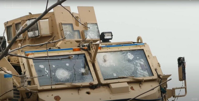    Броневик был разработан в США в 2007 году для участия в военных действиях