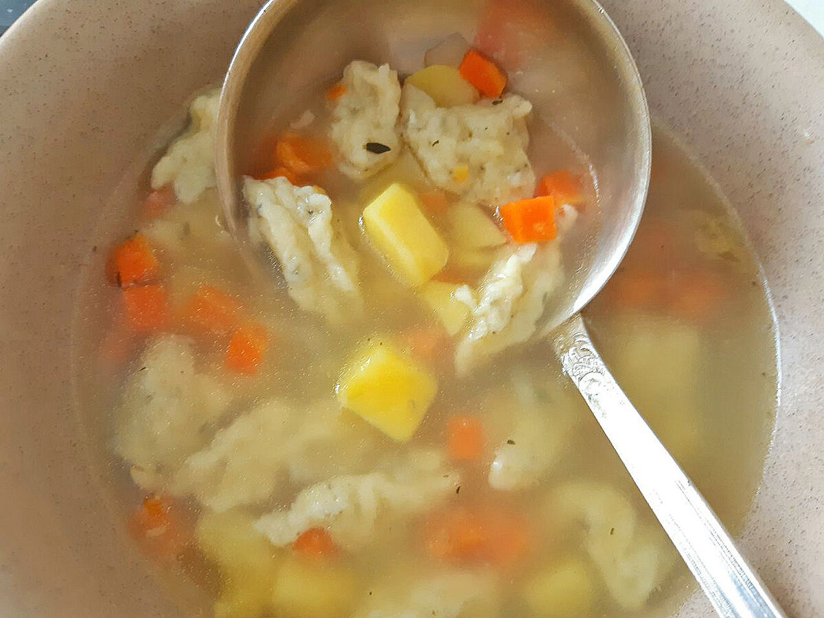 Чужой суп только с мясом)