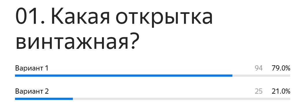 Статистика ответов по вопросу. 