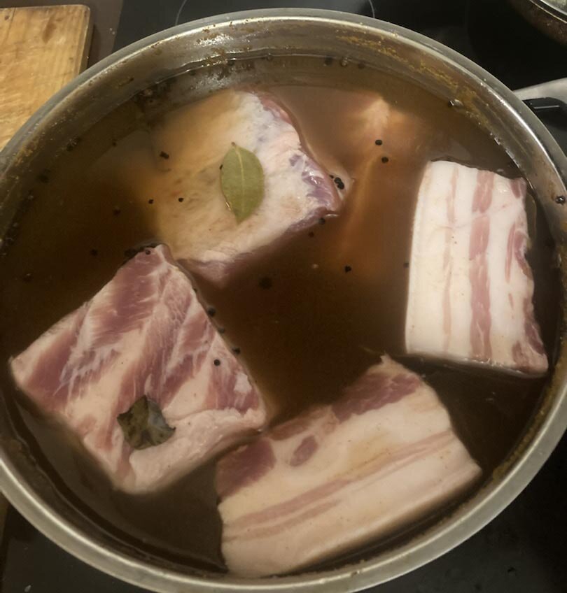 Грудинка в маринаде