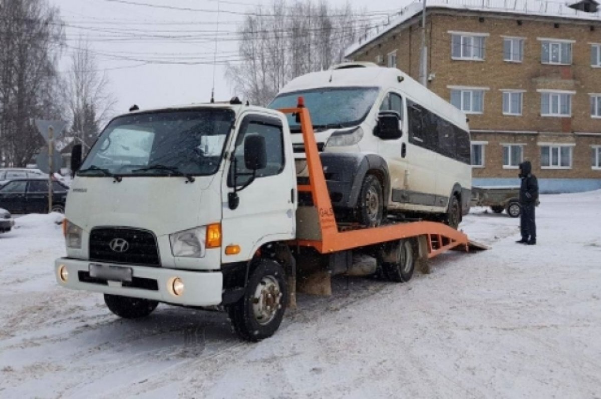    В Коми арестован автобус у нелегального перевозчика маршрута Ухта-Сыктывкар