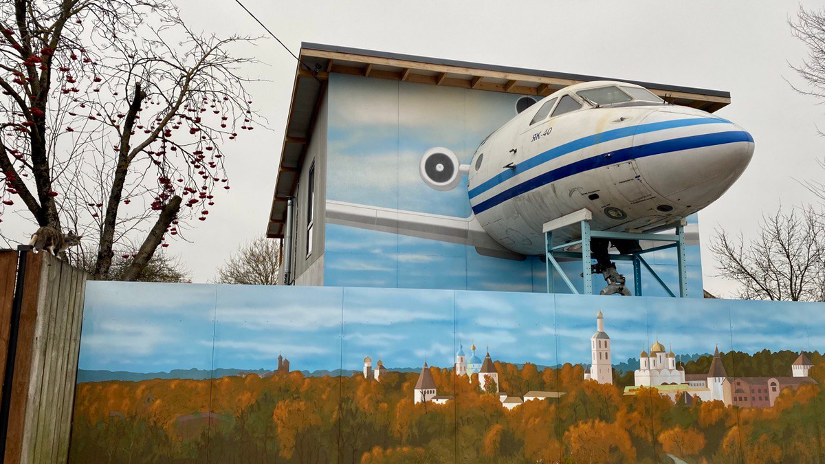 Небо. Самолёт. Котики.