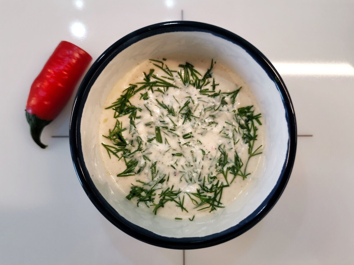    Сливочно-сырный соус для нагетсов