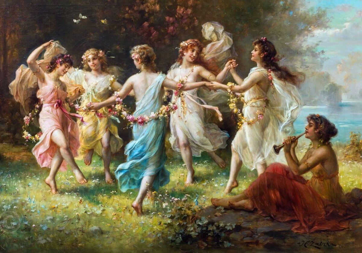 Ханц Зацка  "Нимфы"