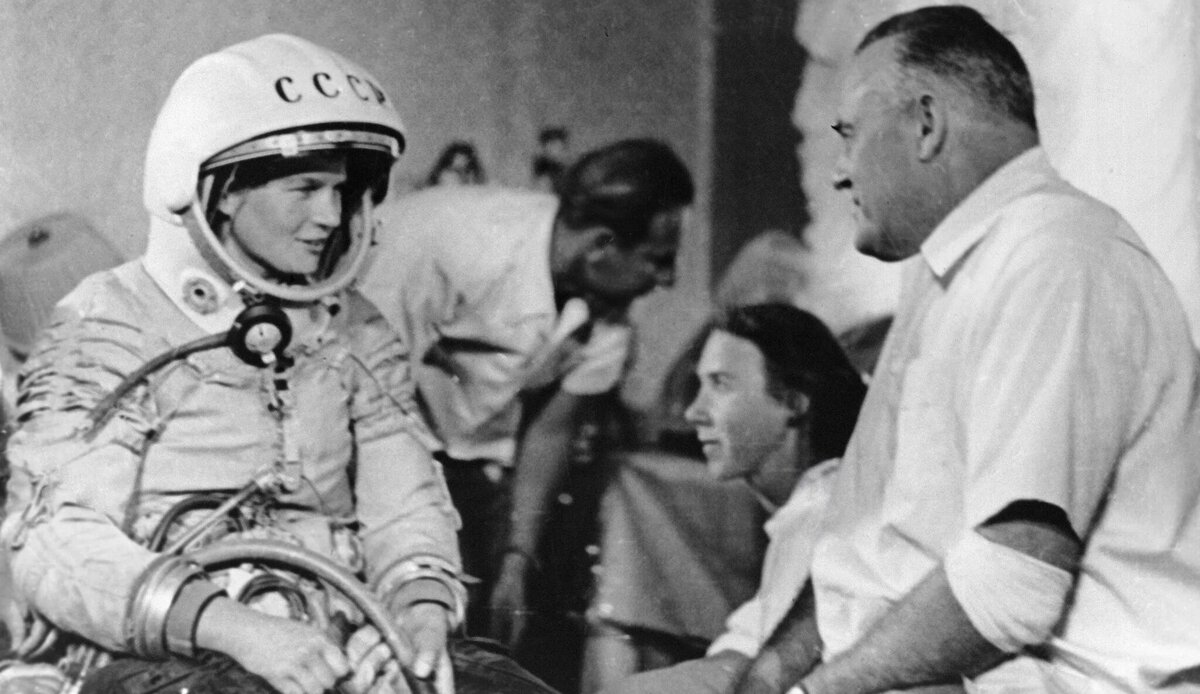 Валентина Терешкова и Сергей Королев