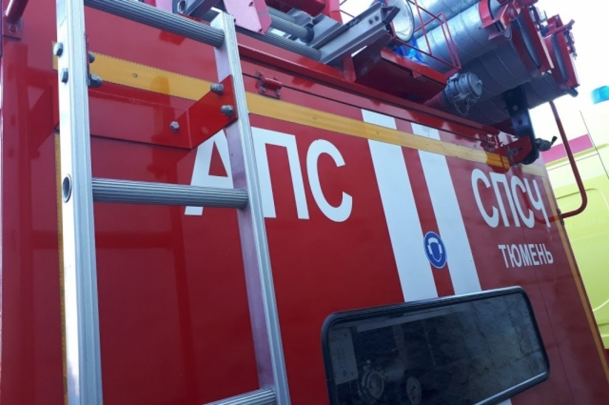    Тюменские пожарные спасли 14 человек из горящего дома на ул. Н. Фёдорова