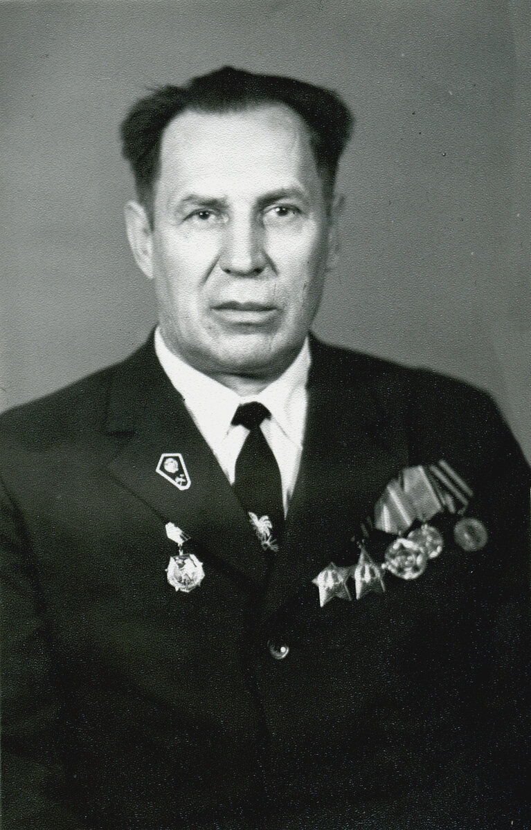 Ветеран войны и труда С.В. Ветюгов. 1970-е