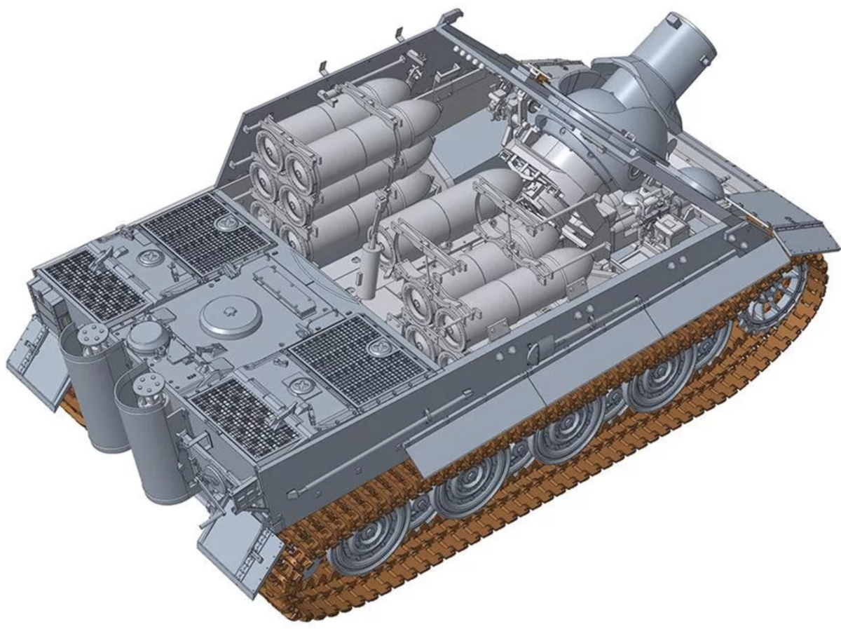 Танк 300 технические характеристики. САУ Штурмтигр Калибр 380-мм. 380-Мм 