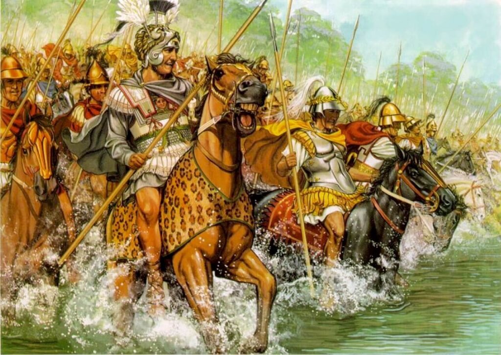 Александр в битве на реке Граник, 334 год до н.э.